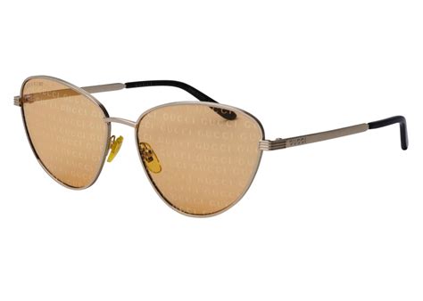 occhiali gucci stecca in oro gatto|Gucci GG0803S .